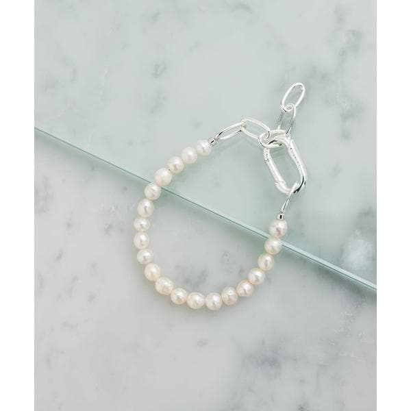 [�}���C]in mood CLIP PEARL BRACELET/�A�[�o�����T�[�` ���b�\�iURBAN RESEARCH ROSSO�j �V���o�[
