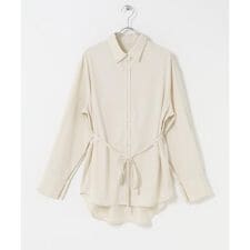 シルク混デザインカラーシャツ