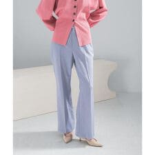 イージーケア2WAYウエストセミフレアパンツ