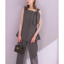 リボンデザイン2WAYジレセットアップ