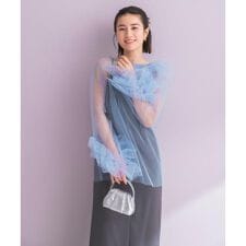 ANDRESD　BLOOMING TULLE DRESS