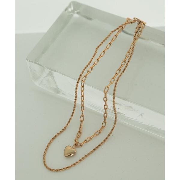 in mood MELT HEART 2P NECKLACE