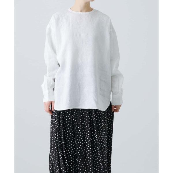 最終価格！かぐれ　ダブルポケットワイドシャツ　ブルー かぐれ｜コットンダブルポケットワイドシャツ | Rakuten Fashion