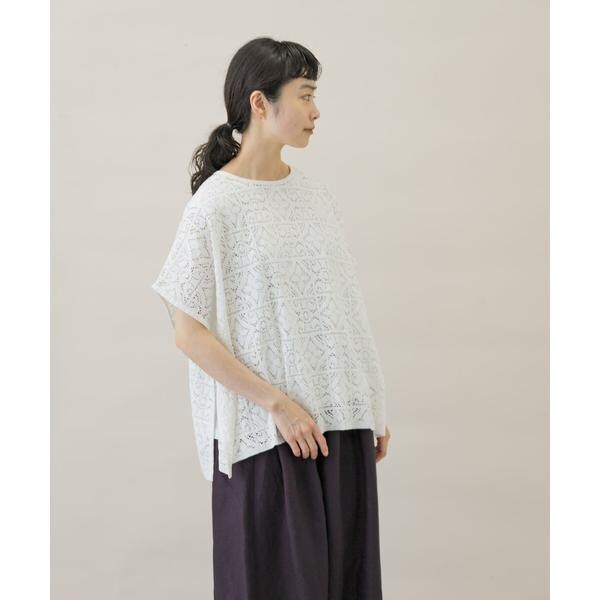 コットンレースポンチョプルオーバー | かぐれ(kagure) | マルイウェブ