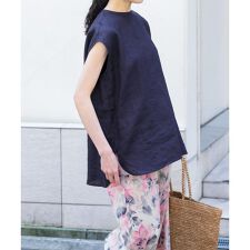 リネンフレンチクルーネック | かぐれ(kagure) | マルイウェブチャネル