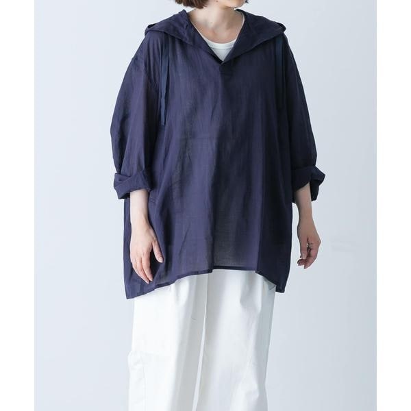 美品【完売商品】かぐれ　ソフトローンシアーワイドプルオーバー　IVORY 美品【完売商品】かぐれ ソフトローンシアーワイドプルオーバー IVORY