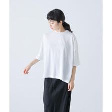 ハイツイストコットン半袖Tシャツ
