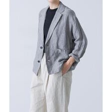 かぐれ(kagure)のリネンテーラードジャケット
