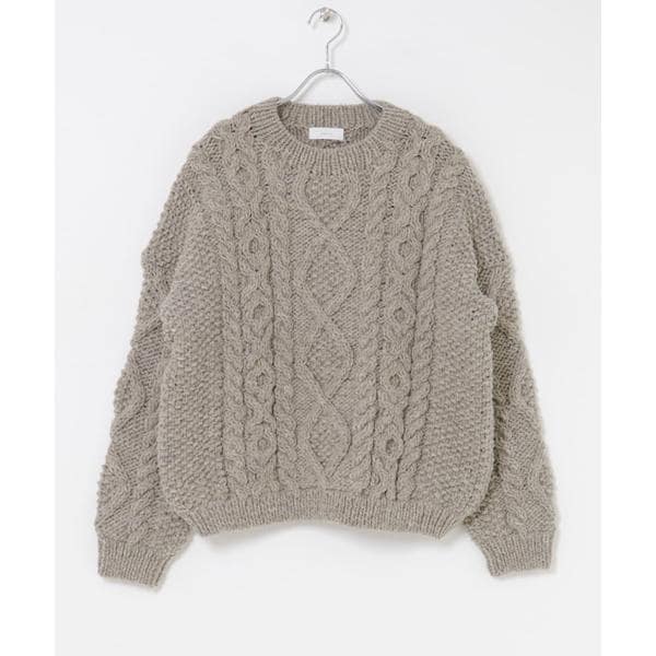 BEARDSLEY圧縮ウールプルオーバーファーニットVネックプルオーバー 30800円 新品タグ付 ビアズリー ファー ニット Vネック プル