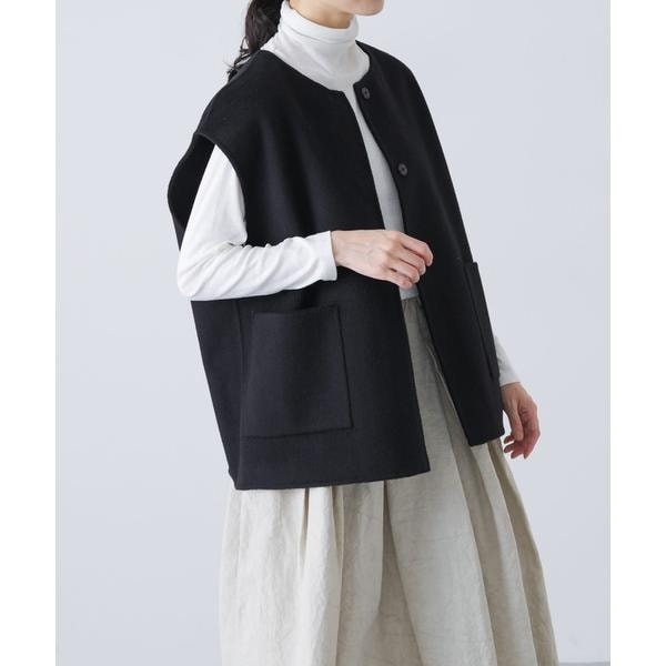 新品　SLOBE IENA テントラインショートコート　ブラック 2024SS今季新作 / 未使用 / SLOBE IENA / テントラインショート