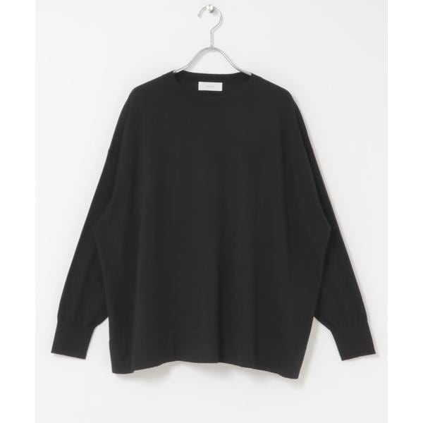 新品✨タグ付 かぐれ ドライコットンニット ベスト 黒 かぐれ（カグレ）の「ドライコットンニットベスト（ベスト
