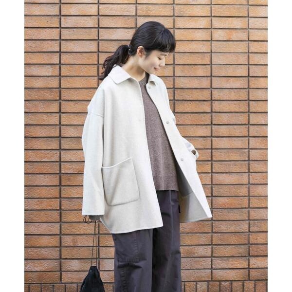 ウールステンカラーショートコート | かぐれ(kagure) | マルイウェブ