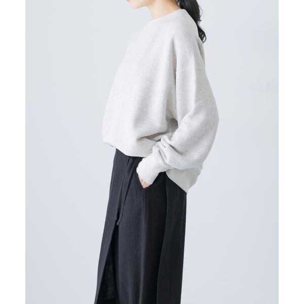 かぐれ　コットンリヨセルスウェットプルオーバー　チャコールグレー　新品未使用 コットンリヨセルスウェットプルオーバー | かぐれ(kagure