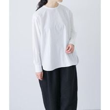 かぐれ(kagure)のコットンクルーネックプルオーバーシャツ