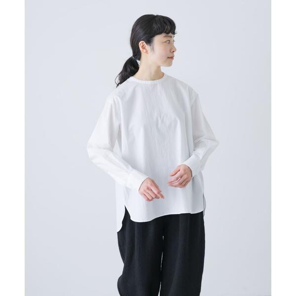 コットンクルーネックプルオーバーシャツ | かぐれ(kagure) | マルイ