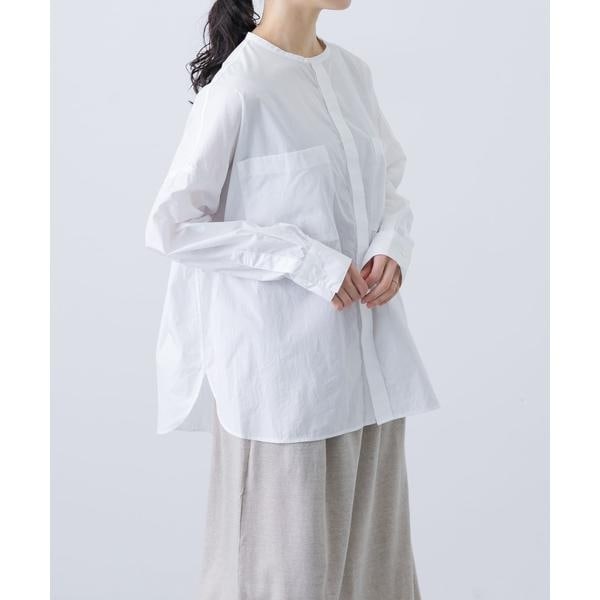 新品　かぐれ　2025 コットンダブルポケットワイドシャツ　トップス　秋冬 コットンダブルポケットワイドシャツ | かぐれ(kagure) | マルイウェブ