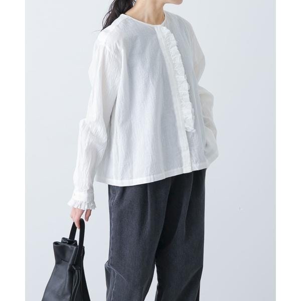 リネンクルーネックハーフスリーブ | かぐれ(kagure) | マルイウェブ