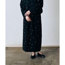 ツバメ刺繍ラップスカート