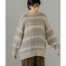 透かし編みルーズニット