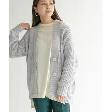 KBF(KBF)のショルダースリットBIGカーディガン