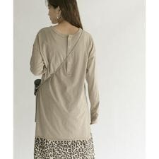 バックヘンリーオーバーサイズTシャツ