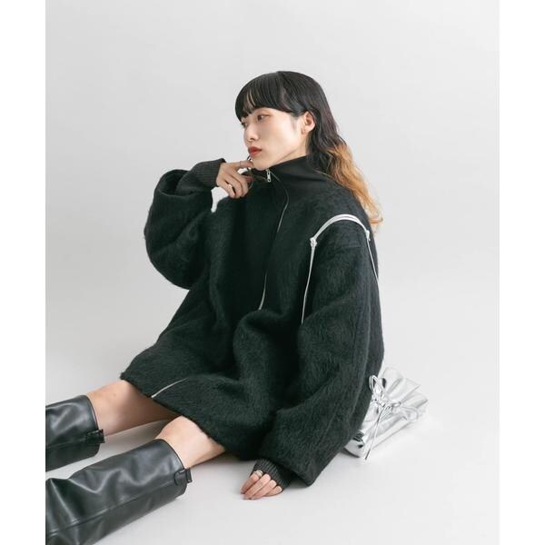 KBF ハイネックシャギーコート 【2024 A/W】 ハイネックシャギーコート[KB47-27F140]｜URBAN RESEARCH公式
