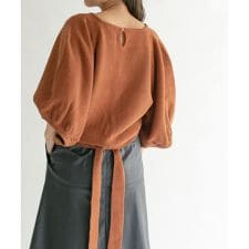 バルーンスリーブニット