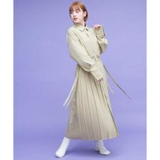 プリーツドッキングワンピース