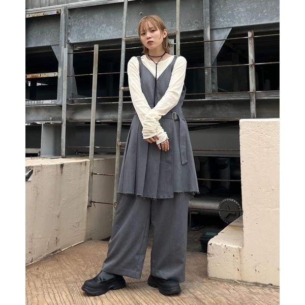 チュールブラウスSETベアサロペット | KBF | マルイウェブチャネル チュールブラウスSETベアサロペット | KBF | マルイウェブチャネル