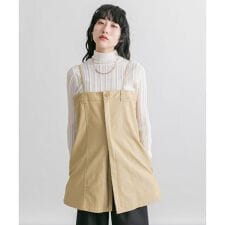 フロントZIPミニワンピース