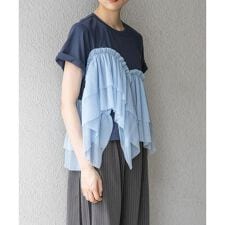 アシメフリルドッキングTEE