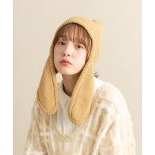 ロングイヤーフラップニットキャップ