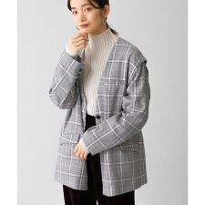 2WAYノーカラージャケット