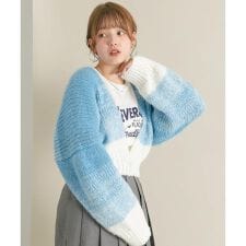 KBF(KBF)の『WEB/一部店舗限定』グラデーションショートカーディガン