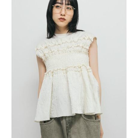 [^ԁFKBA5-21R530]ỹv`tV[OtF~jȃgbvXzJbg\[ɕ\ʊ̂uEXhbLOgbvXB̃v`tEGXg̃V[OŃtF~jȈۂɎdグ܂BƂfނȂ̂ŒSnǂACɂȂ̘rJo[t`X[u|CgłBy2025 Spring^Summerzy25SSzi摜́A̓p\RȂǂ̉{ɂAۂ̐FƈقȂČꍇ܂B\߂Bi̐F̖ڈ́AiP̂̉摜QƂBCɓo^̂߁Cɓo^íA}Cy[WɂČ݂̉i݌ɏ󋵂̊mF\łBXg̊Ǘɐ񂲗pBfފ : ₠(IVORY)Lk : ₠藠n : Ȃ : ₠|Pbg : Ȃ