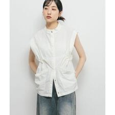 スタンドカラーベスト