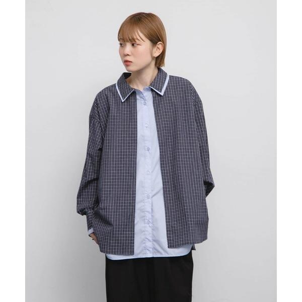 チェックレイヤードBIGシャツ | KBF | マルイウェブチャネル
