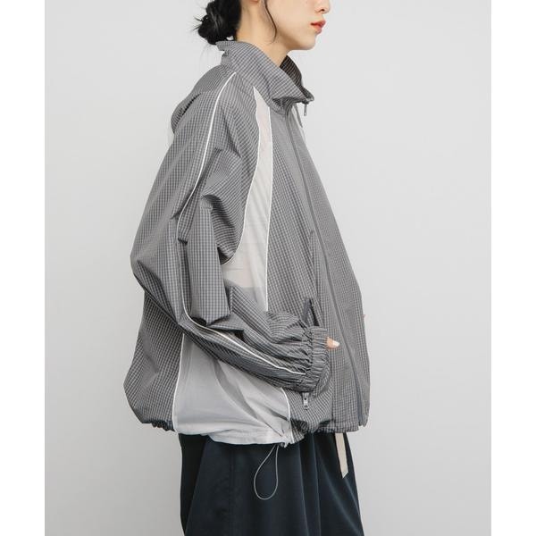 チェックZIPアップブルゾン | KBF | マルイウェブチャネル