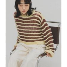 KBF(KBF)のシアーボーダーニット