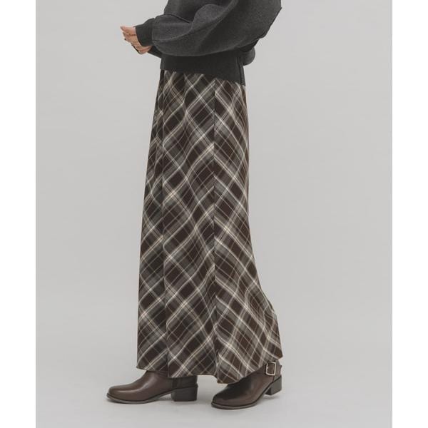 チェックナロースカート | KBF | マルイウェブチャネル