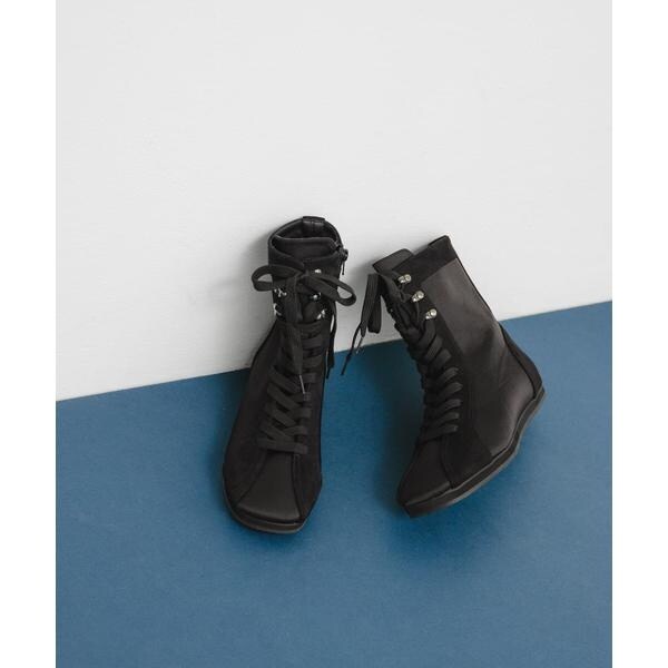 メッシュニット ハイカット スニーカー | キュリ ビスキュイ