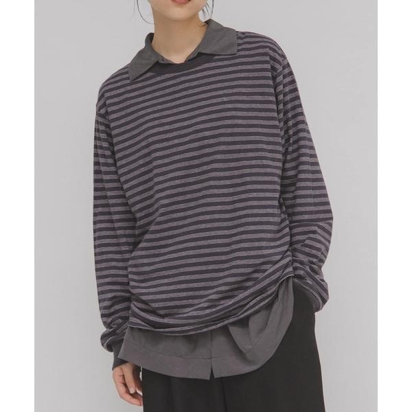 [未使用] F/CE. エフシーイー/ボーダー ロンt マルチカラー L F/CE. MULTI-BORDER LONG SLEEVE TEE / エフシーイー マルチ