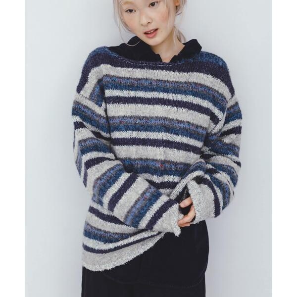 マルチボーダールーズニット | KBF | マルイウェブチャネル