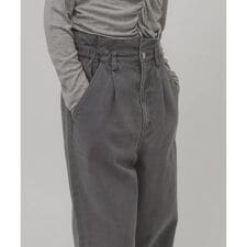 KBF(KBF)のフリルウエストツイルパンツ