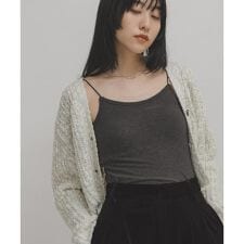 ピーチスキンカップ付きキャミソール