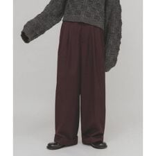 センタープレスストレートパンツ