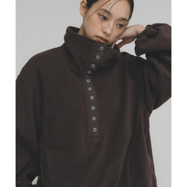 ハーフスナップフリースプルオーバー | KBF | マルイウェブチャネル