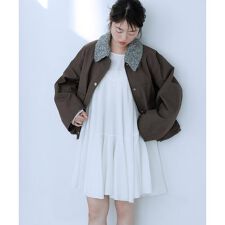 2WAYボリュームヘムミニワンピース