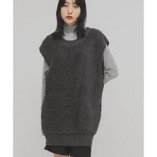 2WAYニットベストミニワンピース