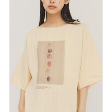 ピンタックフォトプリントTEE